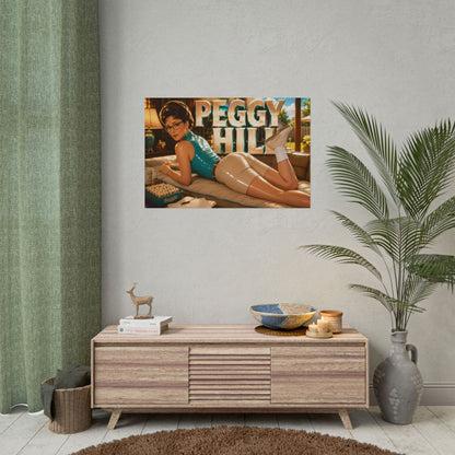 Peggy Hill King of the Hill Poster Cartoon Wall Art Room Decor Collectible Print
