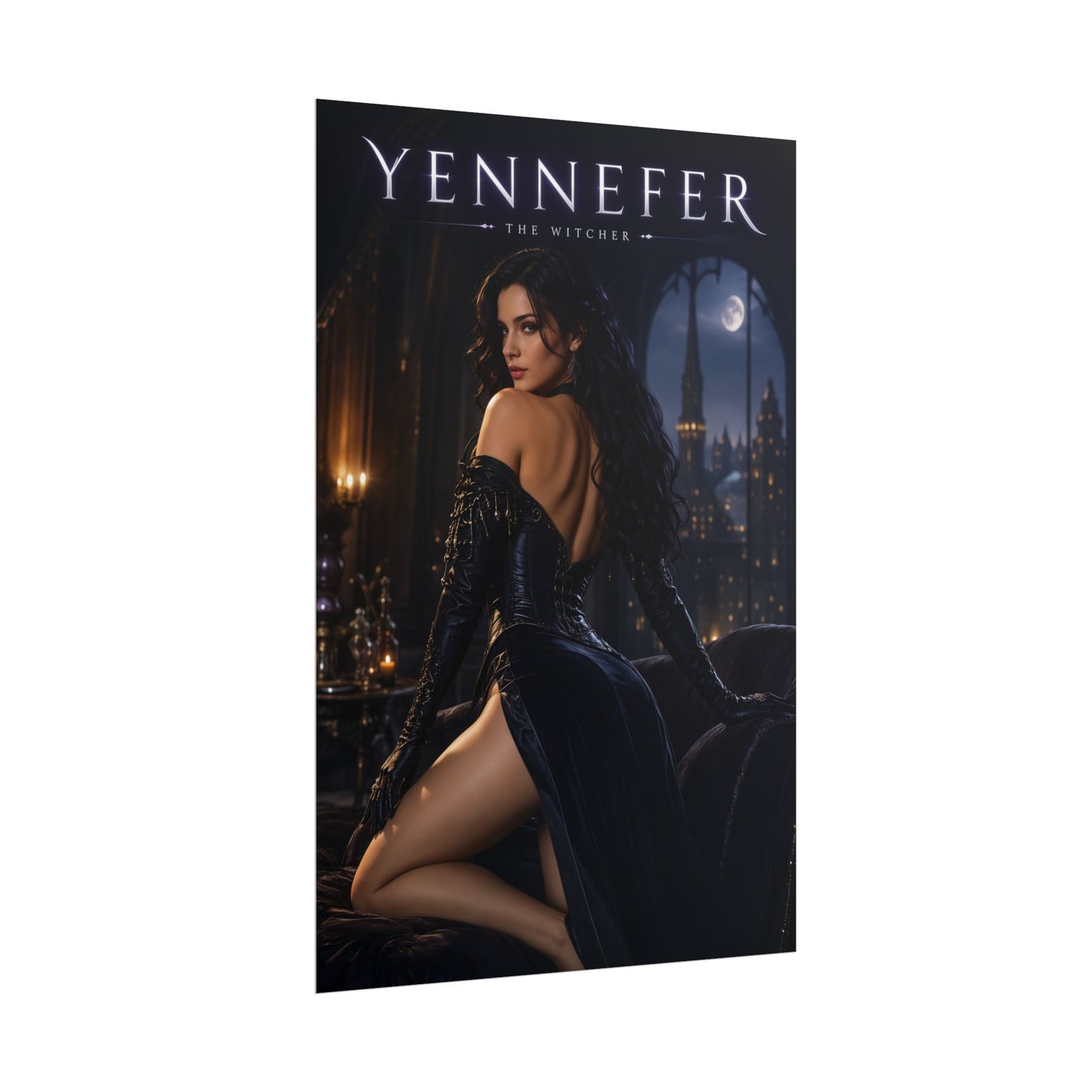 Yennefer Poster, The Witcher Wall Art, Fantasy Art Print, Room Decor