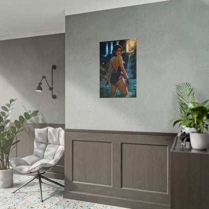 Jill Valentine Gaming Poster Wall Art Gamer Room Decor Collectible Print