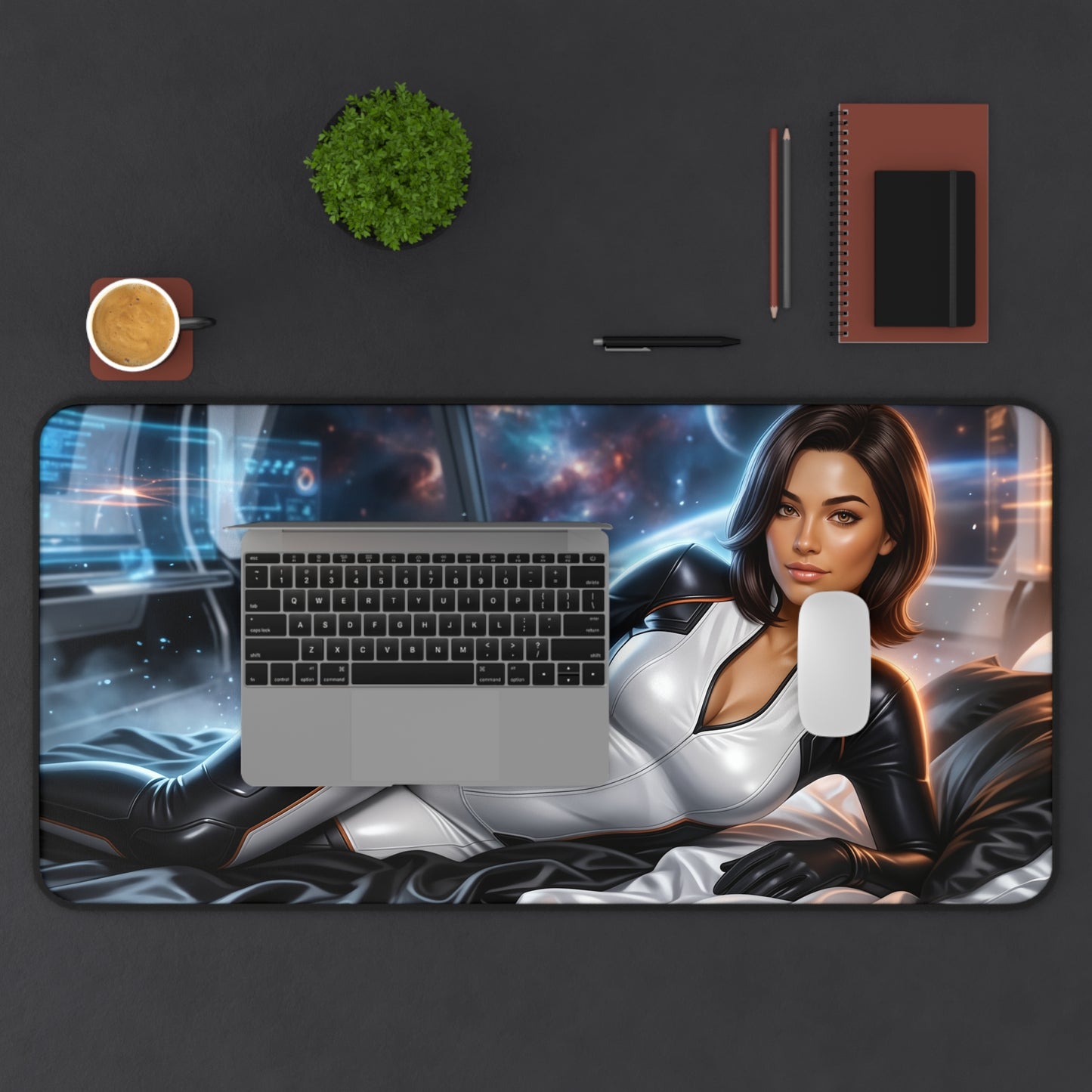 Mass Effect Mouse Pad, Miranda Desk Mat, Large Desk Pad