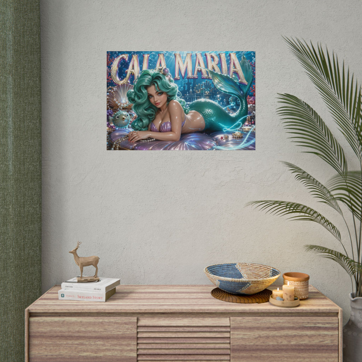 Game Room Decor Cala Maria Cuphead Poster Gaming Wall Art Character Print