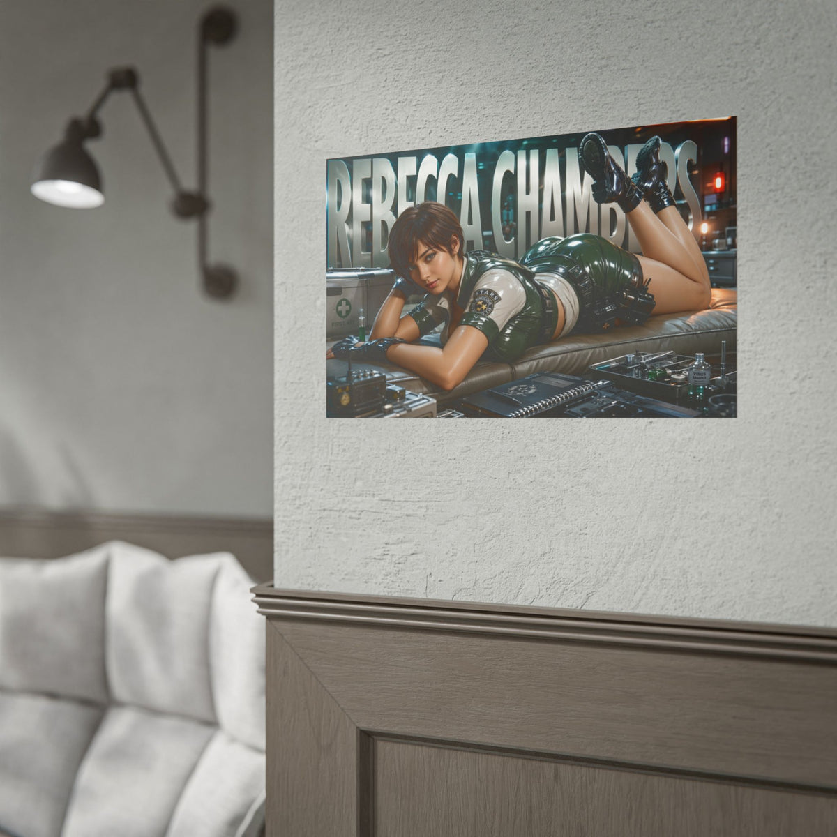 Rebecca Chambers Resident Evil Poster Gaming Wall Art Gamer Room Decor Art Print