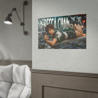 Rebecca Chambers Resident Evil Poster Gaming Wall Art Gamer Room Decor Art Print