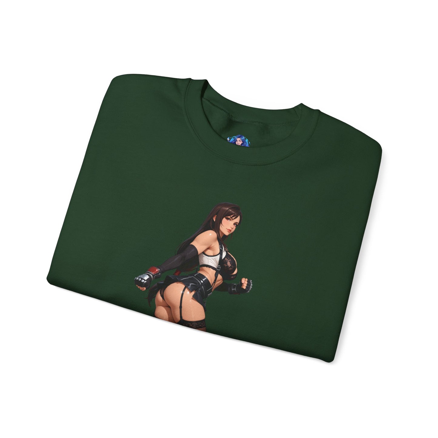 Толстовка Tifa Lockhart, FFVII Crewneck, затишний ігровий одяг для фанатів