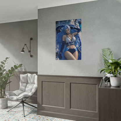 Esdeath Akame ga Kill Poster Anime Wall Art Manga Style Bedroom Room Decor
