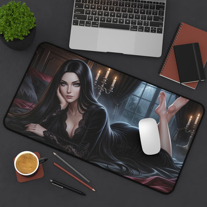 The Addams Family Mouse Pad, Morticia Desk Mat, XXL Pad