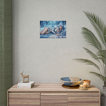 Esdeath Poster, Anime Wall Art, Fantasy Anime Print, Room Decor