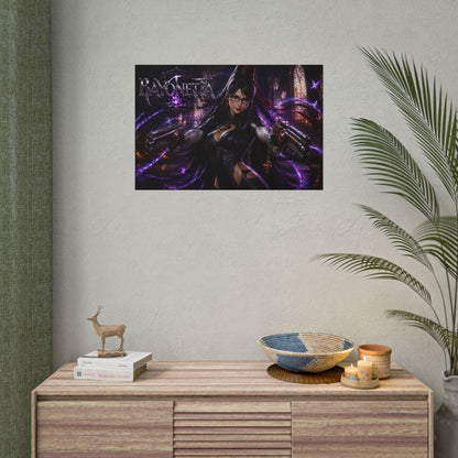 Bayonetta Gaming Poster Wall Art Gamer Room Decor Collectible Print