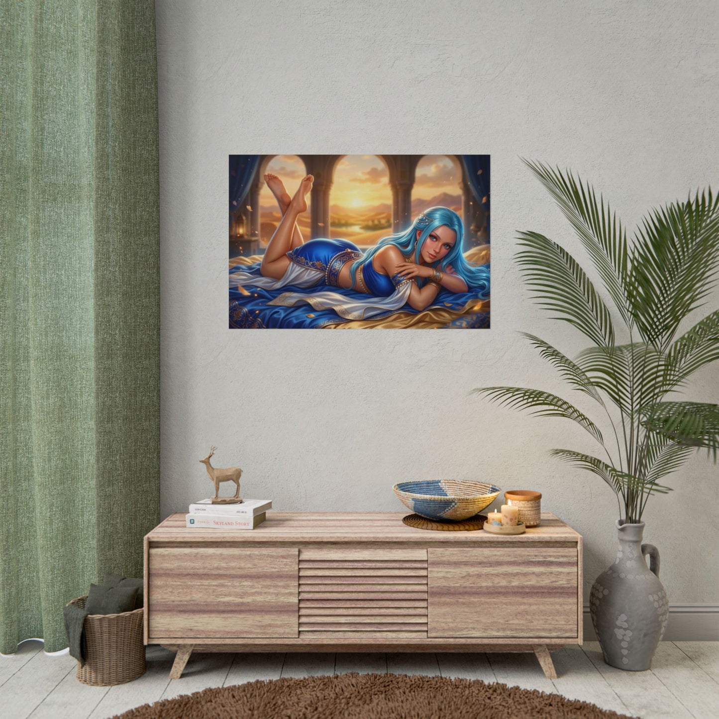 Nefertari Vivi Poster, One Piece Wall Art, Anime Print Decor