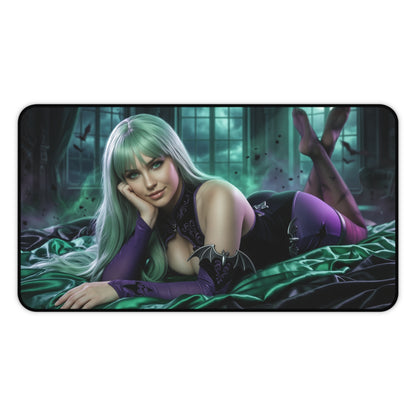 Darkstalkers Mouse Pad, Morrigan Desk Mat, Anime Decor XXL