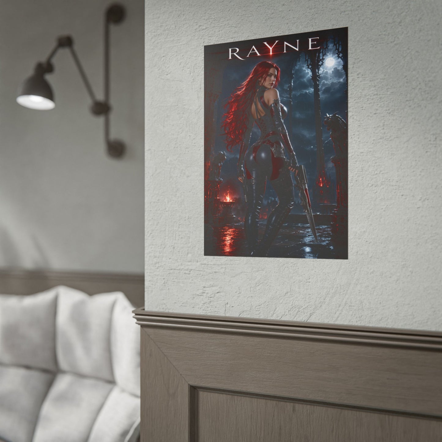 Rayne BloodRayne Gaming Poster Vampire Wall Art Print Decor