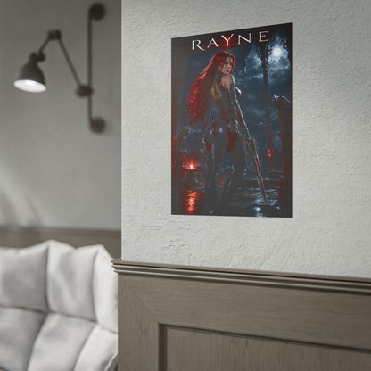 Rayne BloodRayne Gaming Poster Vampire Wall Art Print Decor