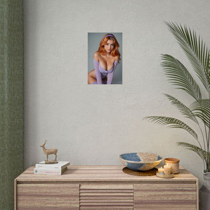 Daphne Blake Poster, Kunstdruck eines mysteriösen Anime-Mädchens, Wanddeko im Stil einer Waifu-Detektivin