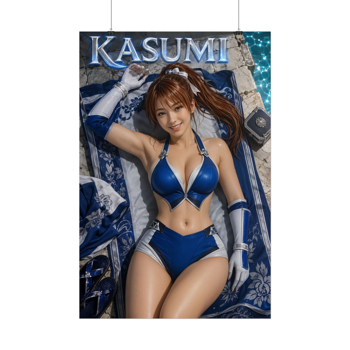 Kasumi Dead or Alive Gaming Poster Wall Art Gamer Room Decor Collectible Print