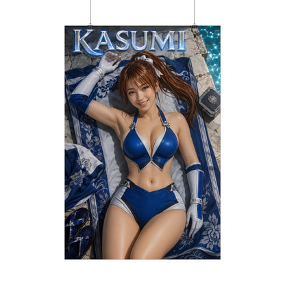 Kasumi Dead or Alive Gaming Poster Wall Art Gamer Room Decor Collectible Print