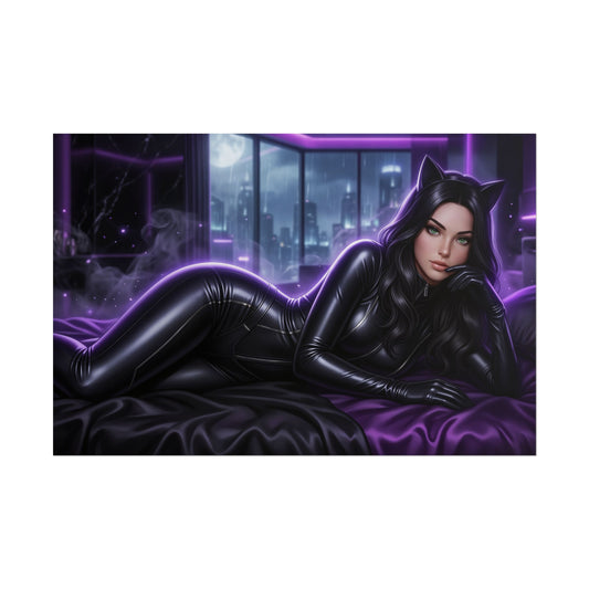 Catwoman Poster, DC Comics Wall Art, Superhero Print, Room Decor