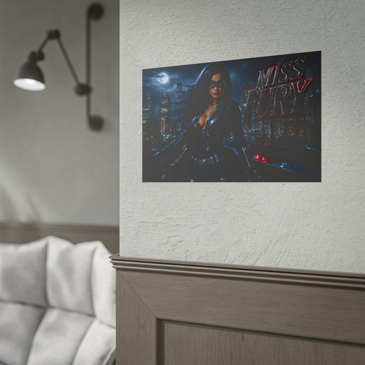 Miss Fury Comic Poster Character Wall Art Collector Room Decor Art Print