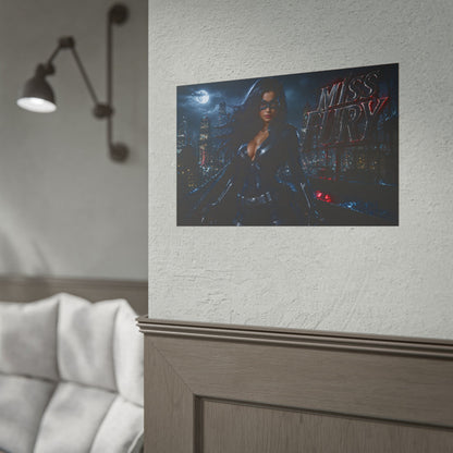 Miss Fury Comic Poster Character Wall Art Collector Room Decor Art Print
