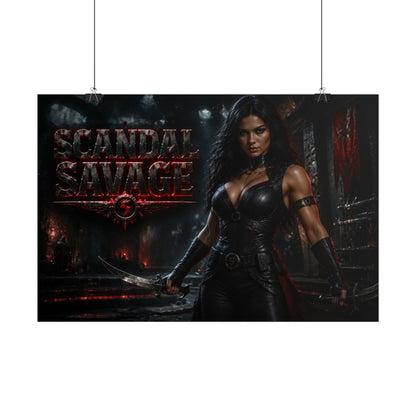 Scandal Savage Character Poster Comic Style Wall Decor Bedroom Collector Gift