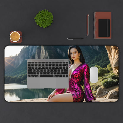 Килимок для миші Boa Hancock Anime, килимок для столу One Piece, великий ігровий килимок для миші