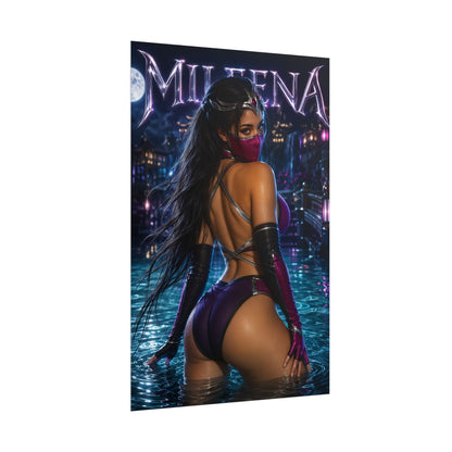 Mileena Character Wall Art Mortal Kombat Gaming Poster Office Room Decor Print