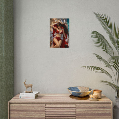 Mai Shiranui King of Fighters Poster Wall Art Character Room Decor Collectible P