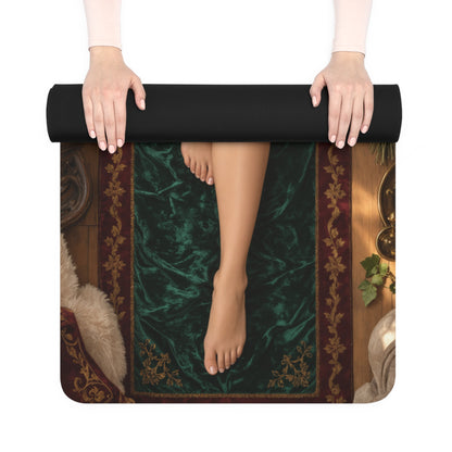 Triss Merigold Exercise Yoga Mat 24x72 Lightweight Mat with Carry Strap