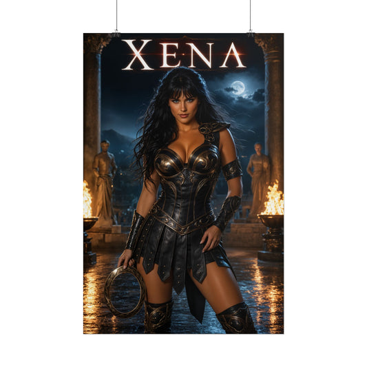 Xena Warrior Princess Fantasy TV Series Poster Wall Art Print