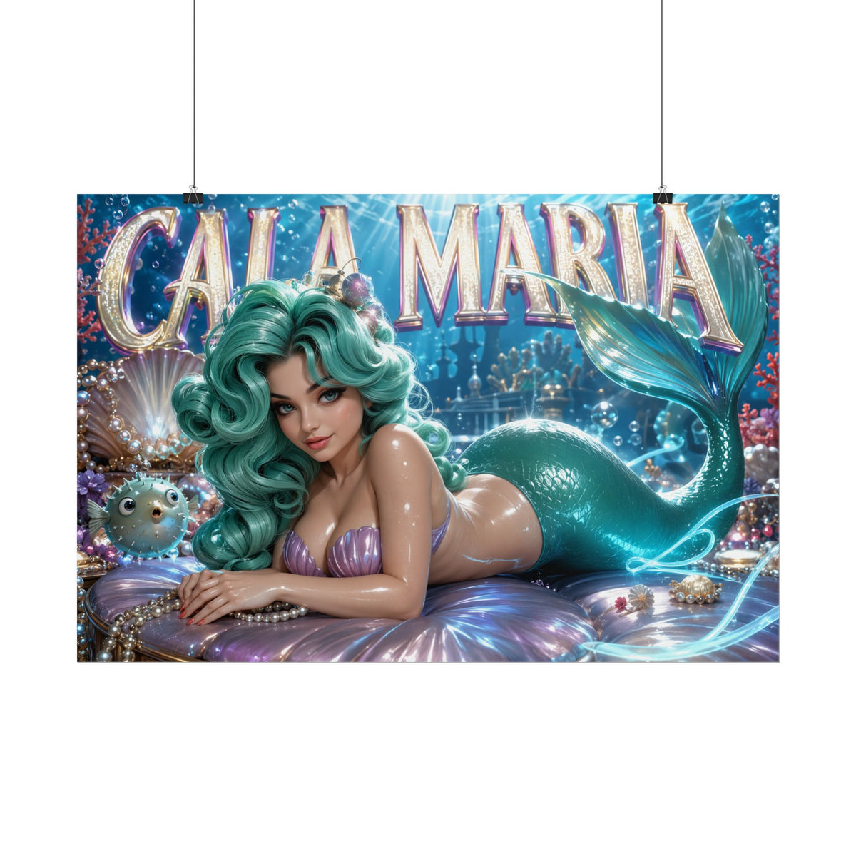 Game Room Decor Cala Maria Cuphead Poster Gaming Wall Art Character Print