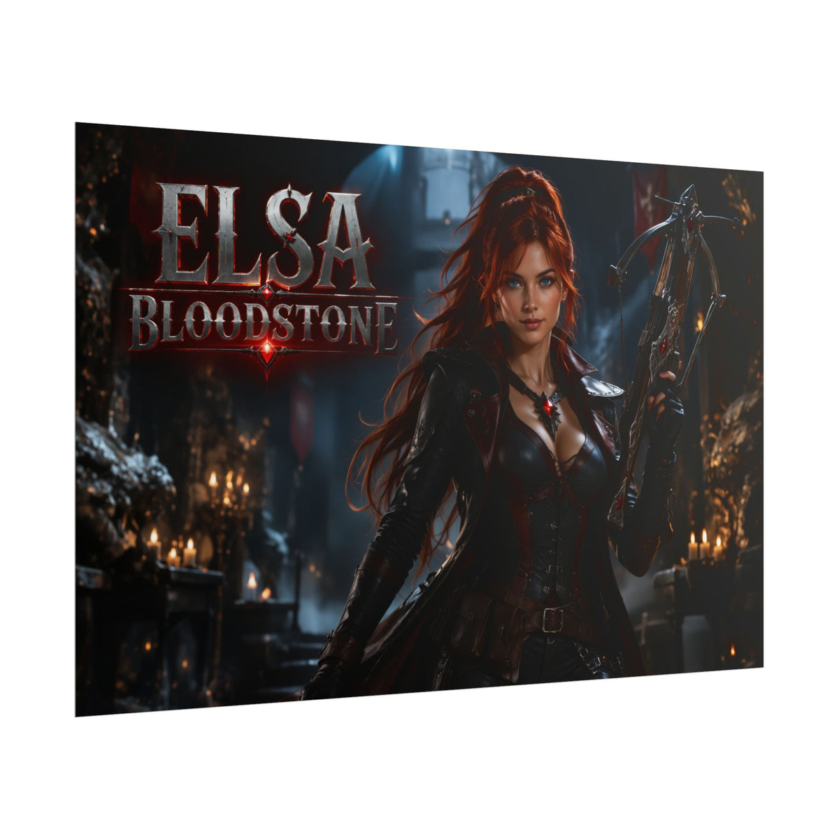 Elsa Bloodstone Comic Poster Character Wall Art Collector Room Decor Art Print