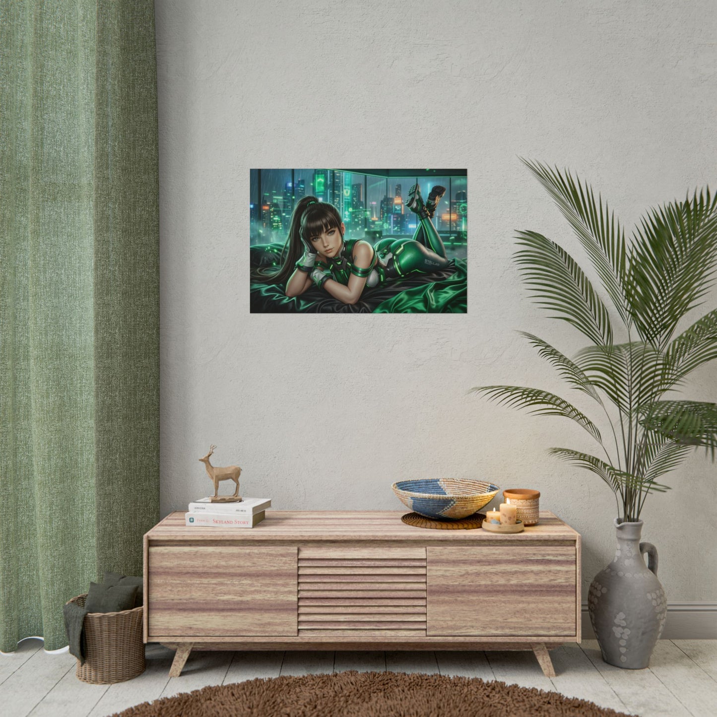 Eve Stellar Blade Poster, Sci Fi Wall Art, Gaming Print Decor