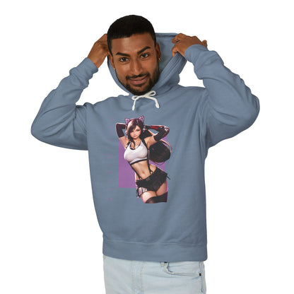 Худі з Тіфою Локхарт | Худі з аніме-бійцем | Пуловер з фентезійними бойовими мистецтвами