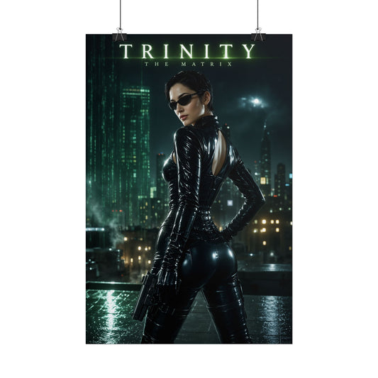 The Matrix Trinity Sci-Fi Movie Wall Decor Print Video Game Character Movie Poster
