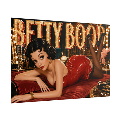 Retro Wall Art Betty Boop Betty Boop Poster Character Room Decor Art Print
