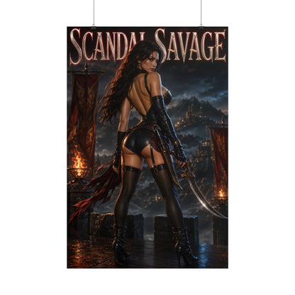 Scandal Savage Comic Poster Character Wall Art Collector Room Decor Art Print