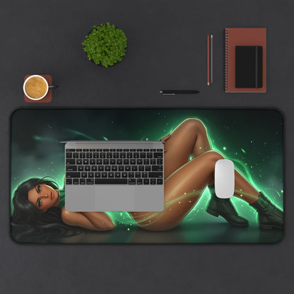 Mortal Kombat Mouse Pad, Jade Desk Mat, Gamer Gift XXL