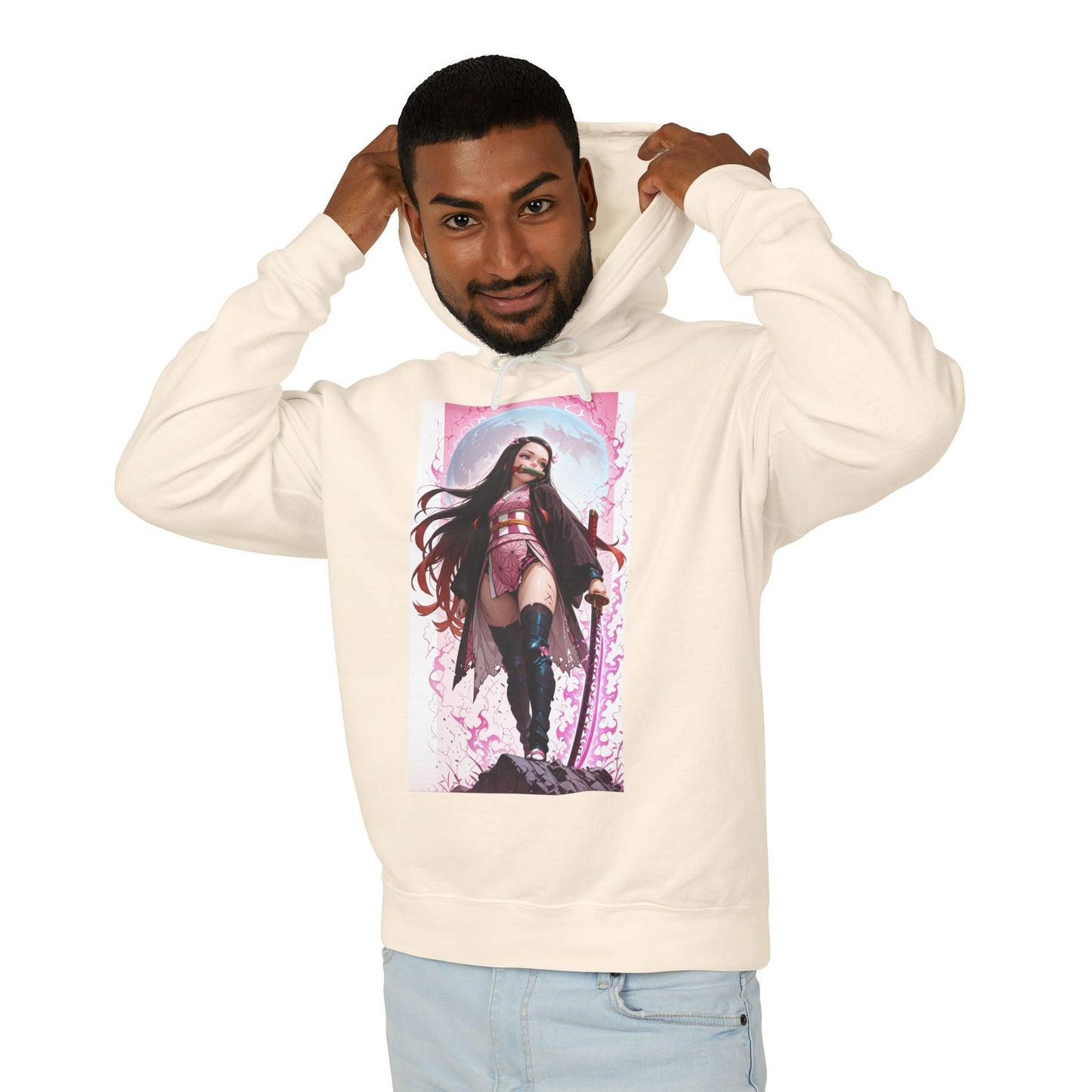 Nezuko Kamado Hoodie | Anime Demon Hoodie | Demon Slayer Warrior Pullover