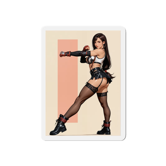 Tifa Magnet – Final Fantasy Anime Magnet, Hot Fighter Girl Fridge Decor