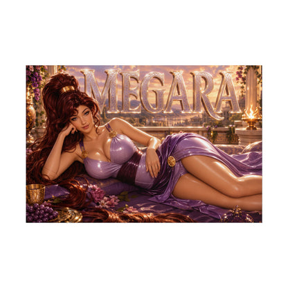 Fantasy Wall Art Megara Hercules Poster Character Room Decor Gift Print