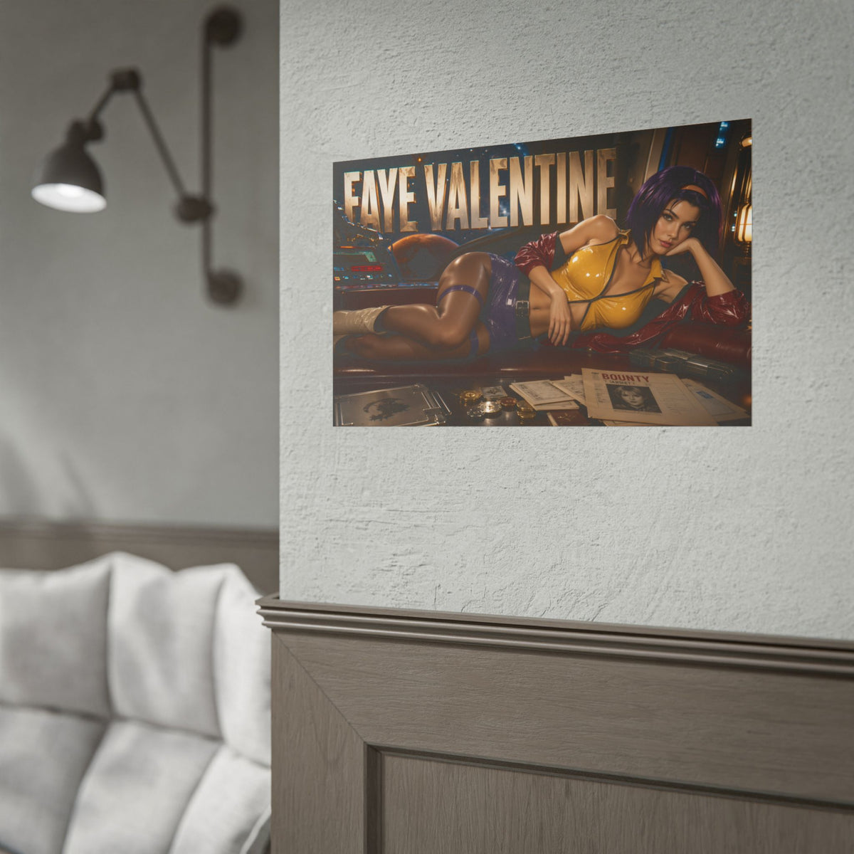 Anime Room Decor Faye Valentine Cowboy Bebop Poster Wall Art Character Print