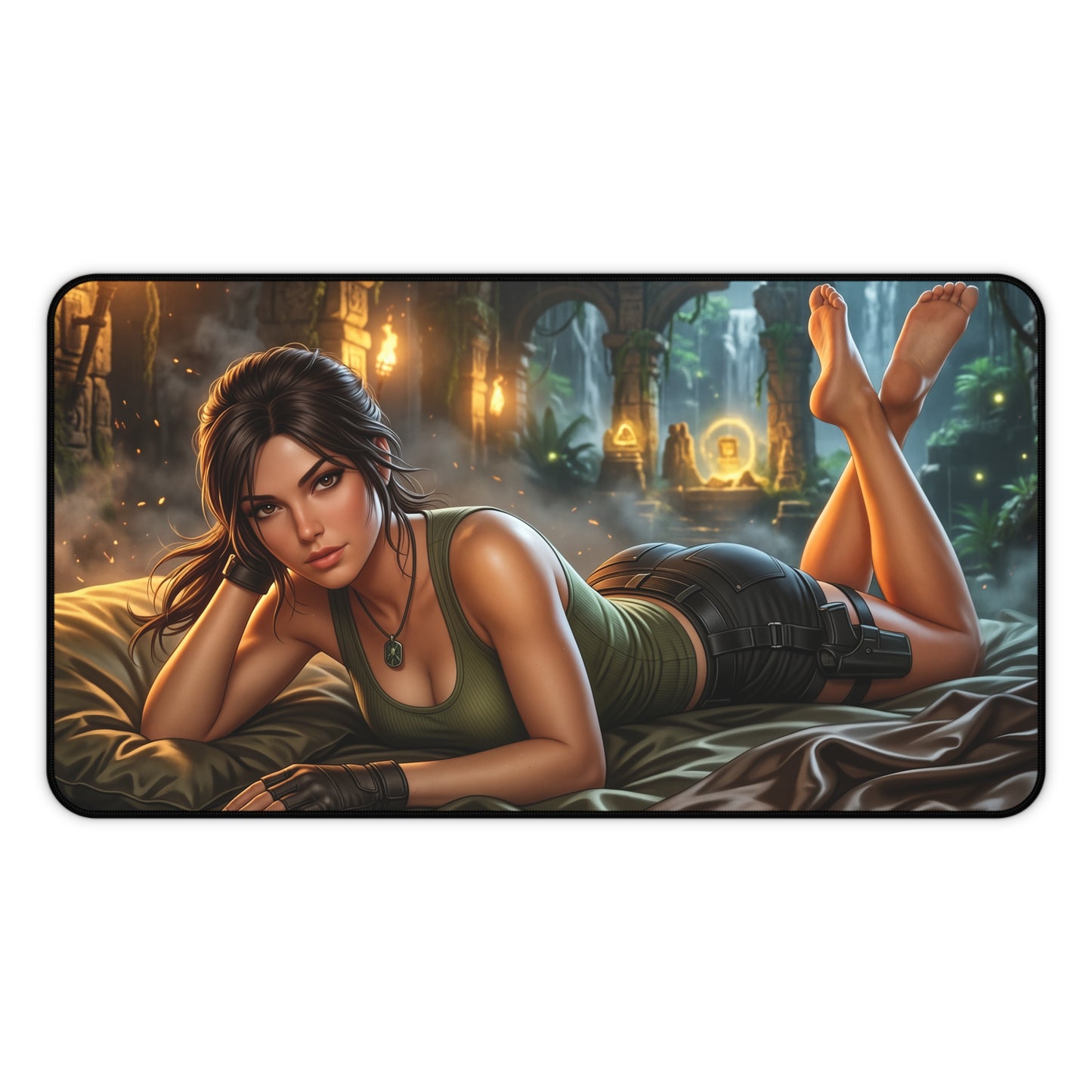 Tomb Raider Mouse Pad, Lara Croft Desk Mat, Gamer Gift XXL