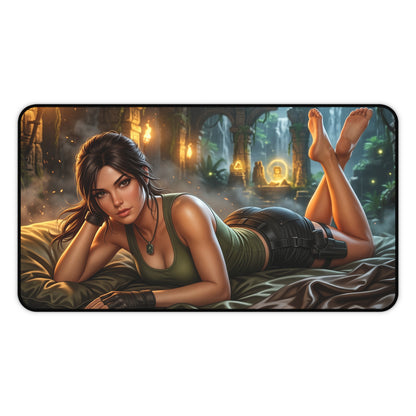 Tomb Raider Mouse Pad, Lara Croft Desk Mat, Gamer Gift XXL