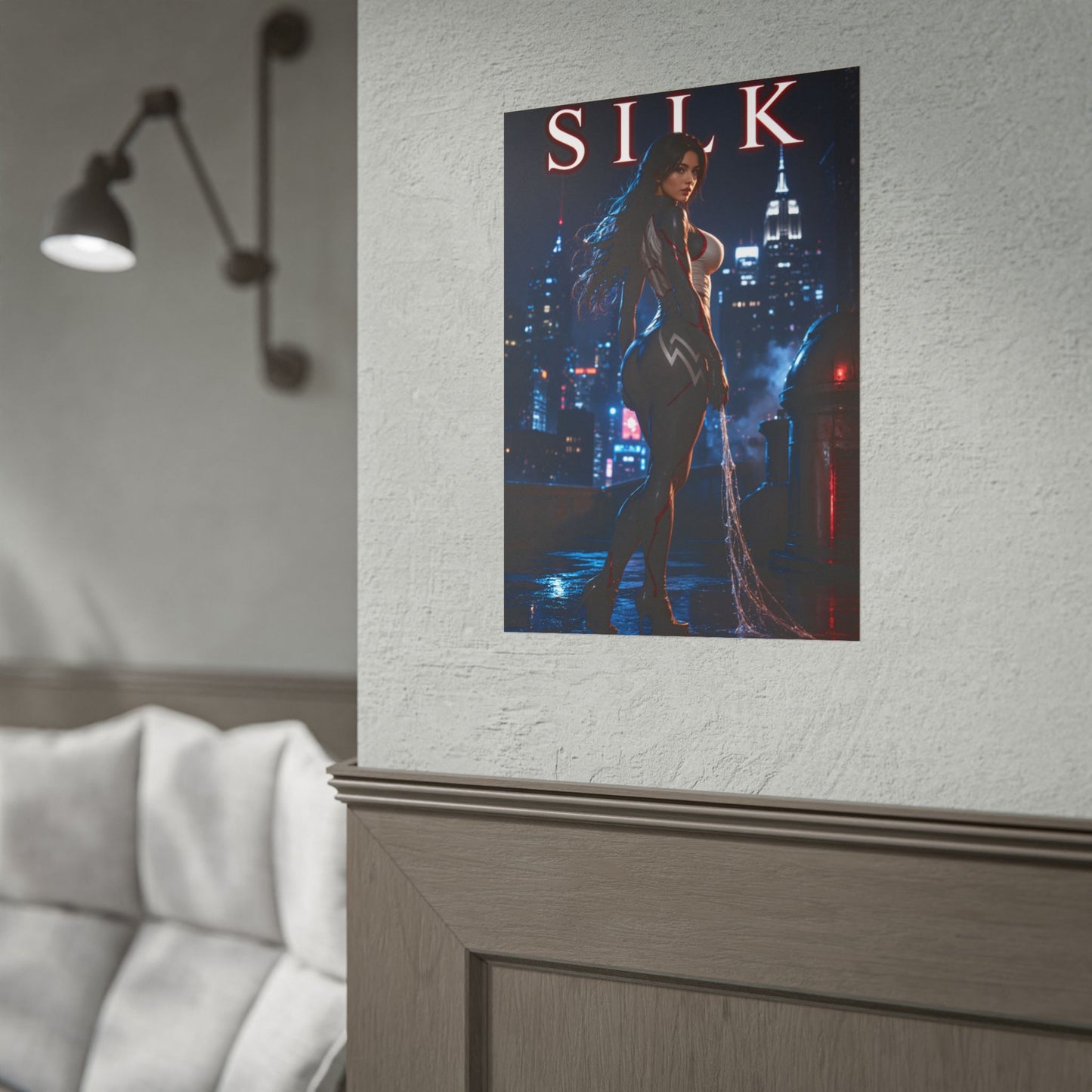 Silk Marvel Spider Verse Poster Superhero Wall Art Print
