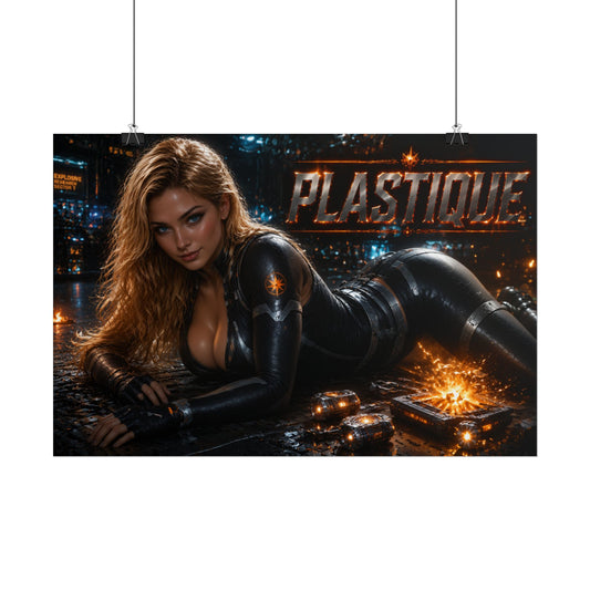 Plastique Comic Poster Character Wall Art Collector Room Decor Art Print
