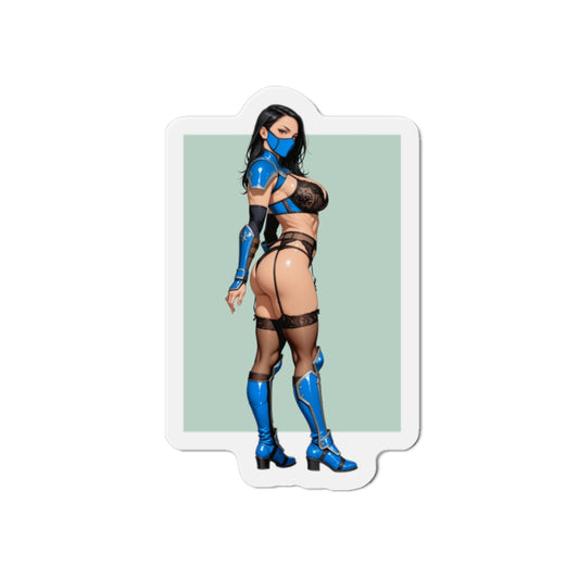 Магніт Kitana – магніт на холодильник із зображенням дівчини з аніме Mortal Kombat, декор із зображенням принцеси ніндзя