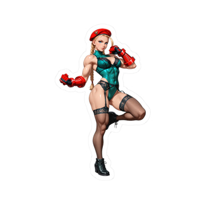 Наклейка Cammy White – вінілова наклейка Street Fighter для ноутбуків та декору інтер'єру