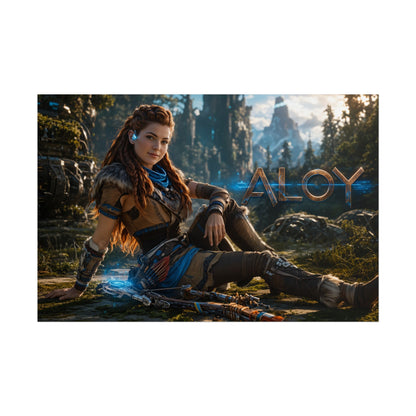 Gaming Wall Art Aloy Horizon Poster Game Room Decor Gamer Gift Art Print