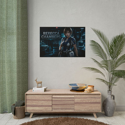 Gaming Wall Art Rebecca Chambers Poster Game Room Decor Gamer Gift Art Print