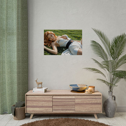 Tsunade-Anime-Poster | Waifu-Wandbild für Ninja-Fantasy-Zimmer