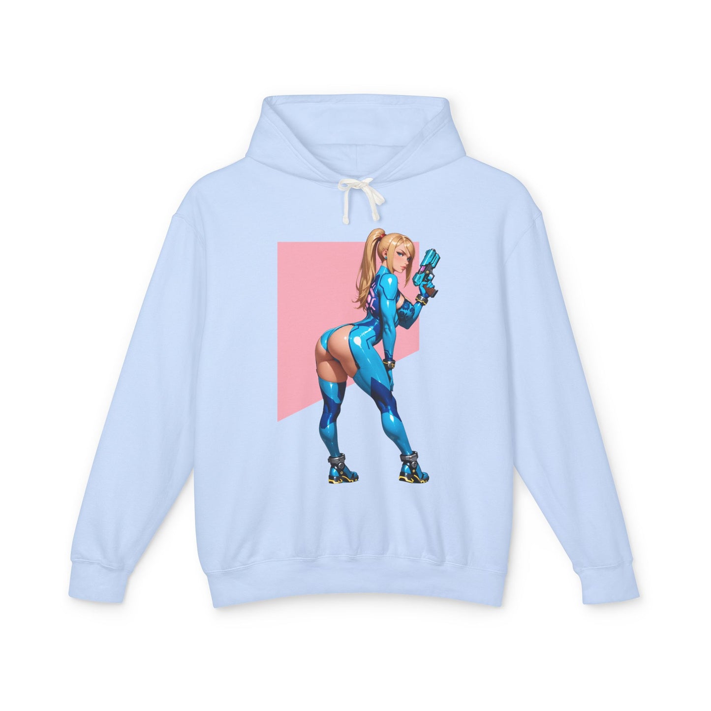 Худі Samus Aran | Худі в ретро-стилі з принтом | Пуловер у піксельному стилі з аніме